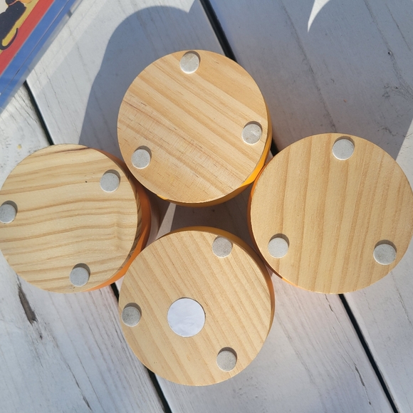 Orange & Yellow Succulent Planters ~ Vases  Candle Holders Boho  Cottage FINAL! - Picture 9 of 16